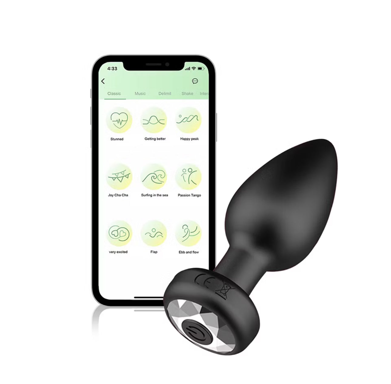 Plug Anal Vibrador - Aplicativo