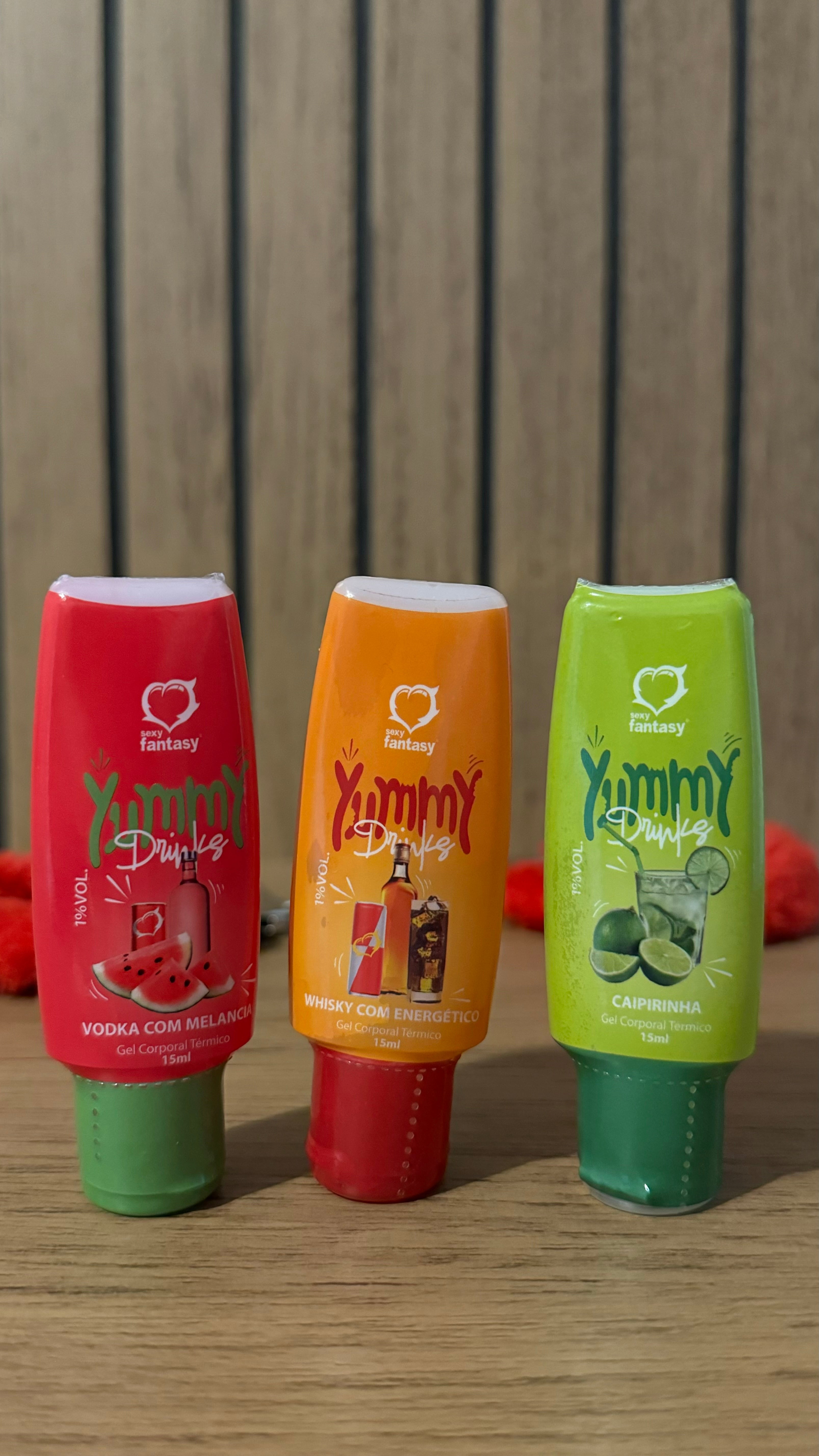 Lubrificante Beijável Yummy Sabores