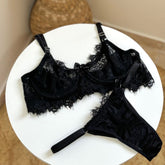 Lingerie Angel Renda Preto