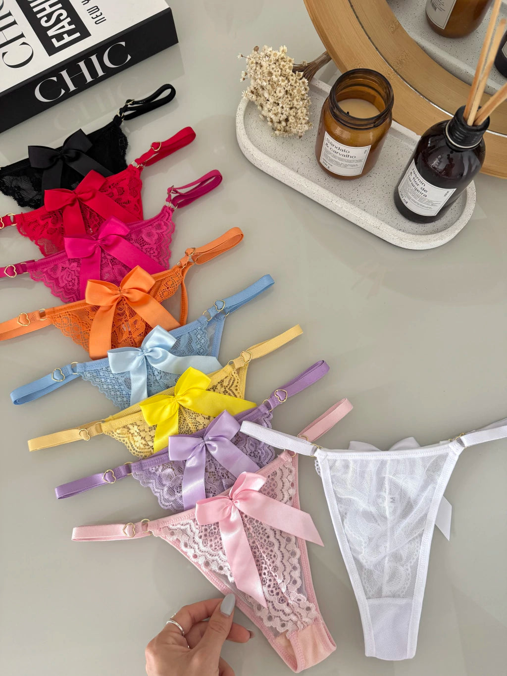 Calcinha Renda Laço Angelic