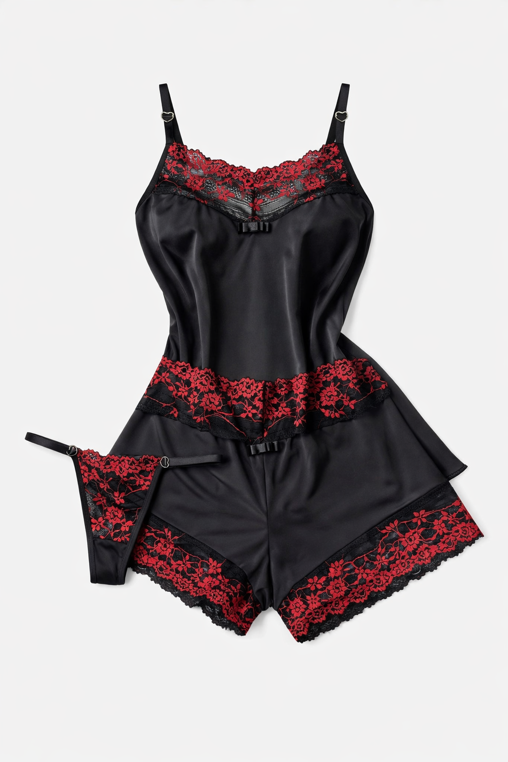 Conjunto Baby-Doll Arix com Calcinha Renda