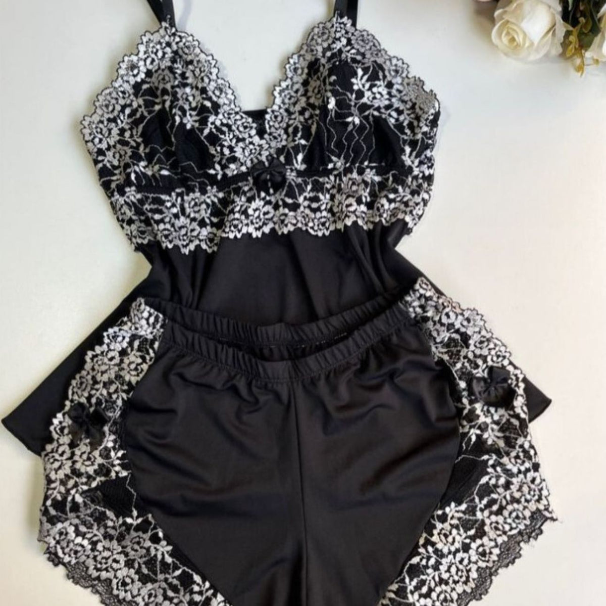 Baby Doll Luxo - Preto