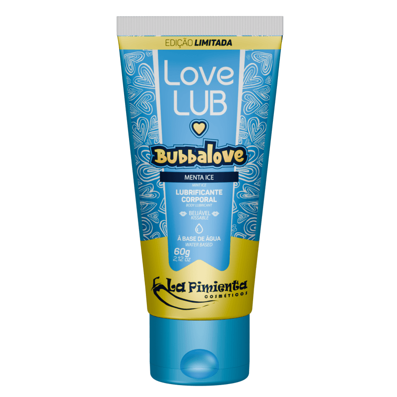 Lubrificante Bubbalove Menta Ice - Edição Limitada