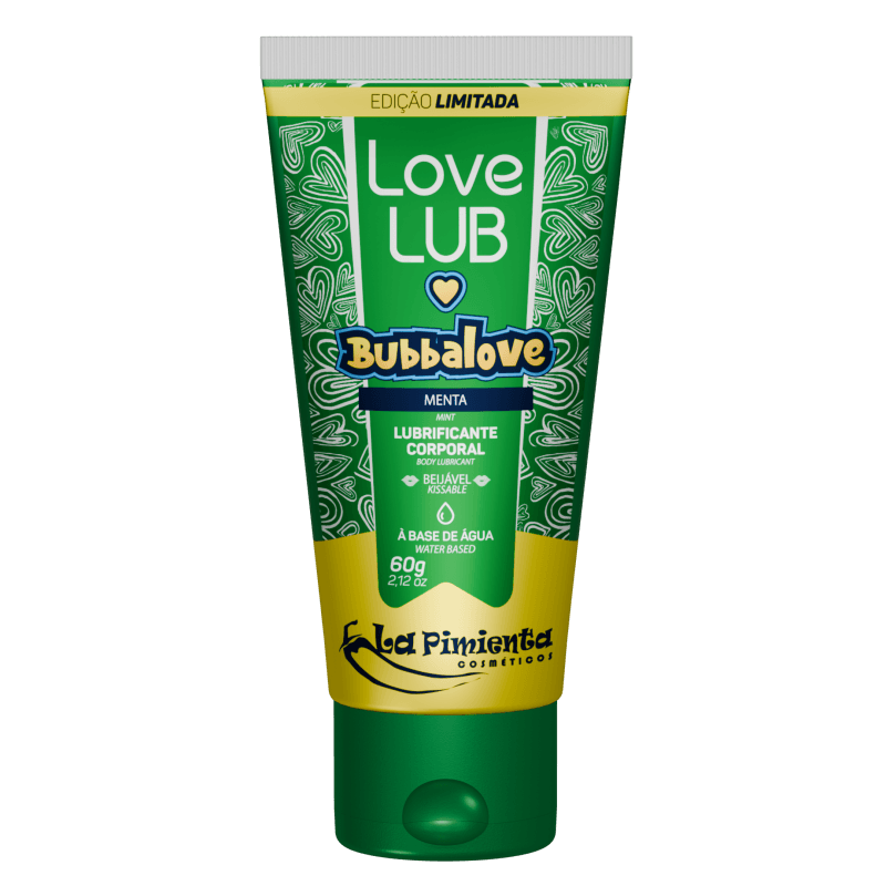 Lubrificante Bubbalove Menta  - Edição Limitada