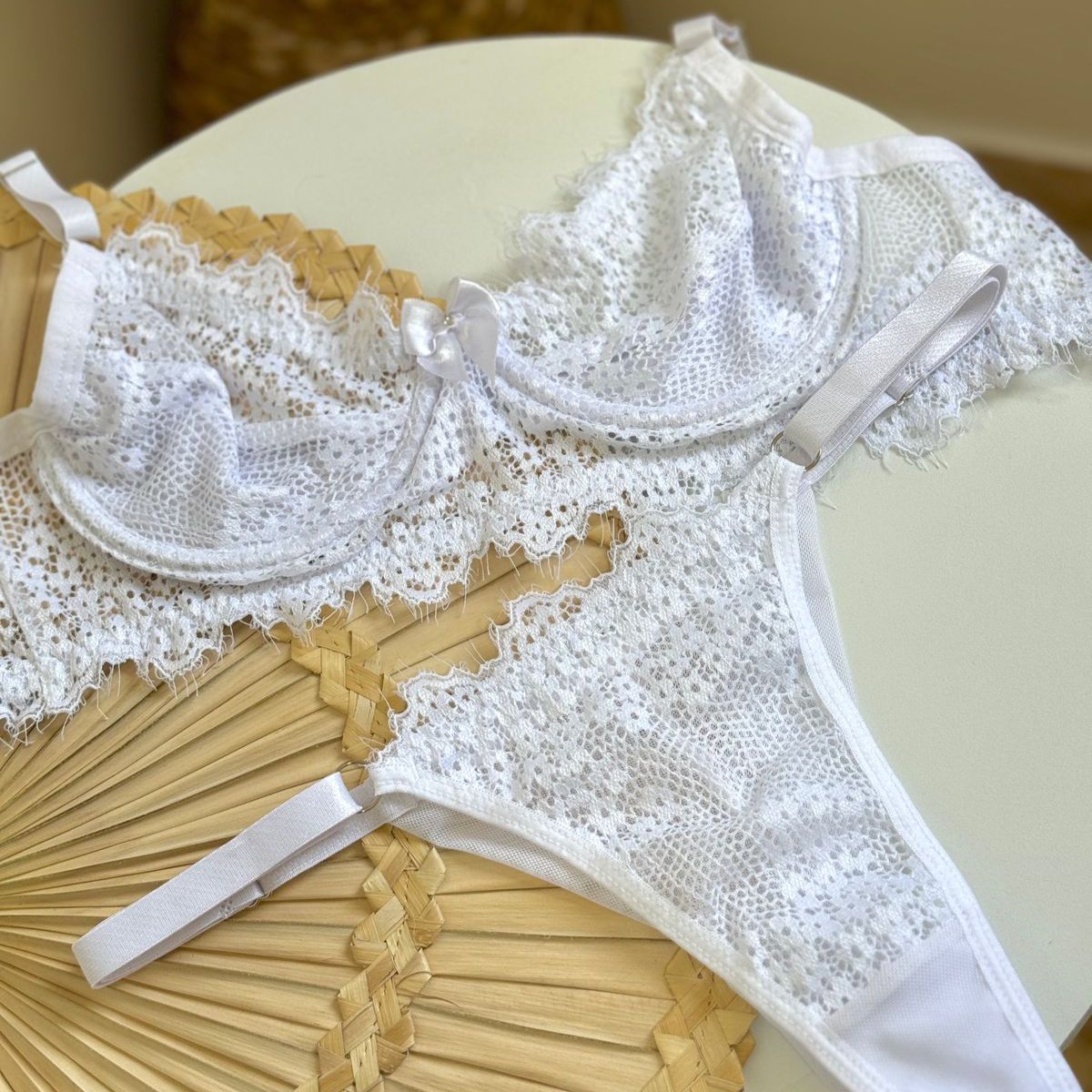 Lingerie Angel Renda Branco