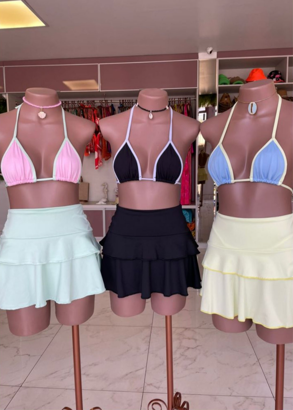 Biquíni Fita com Saia