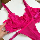 Lingerie Angel Renda Pink