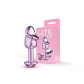 Plug Lite Rosa M - Pênis com Pedra