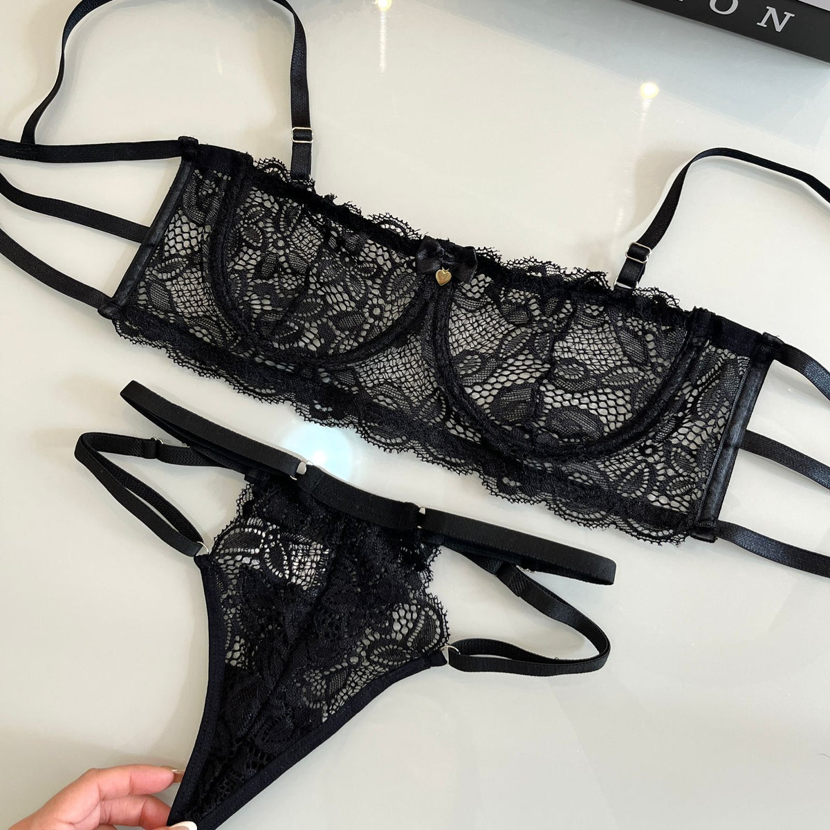 Lingerie Delicat Renda - Preto